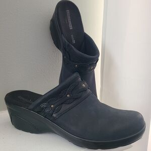 Clarks Marion Correen Leather Clogs Womens Size 9